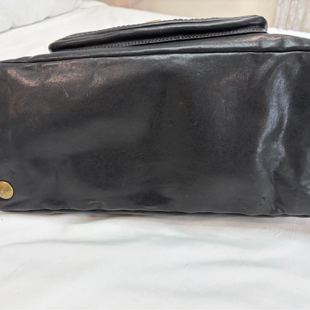 Coach Black Legacy Luci Dome Satchel with Brass Hardware 11649 - Picture 6 of 11